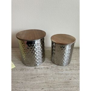 NWOT Uncommon James Metal Canisters